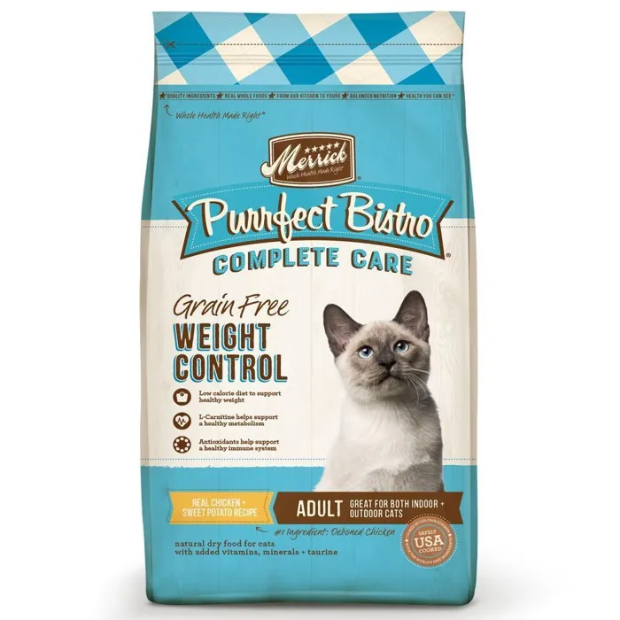 Purrfect Bistro Complete Care Weight Control Dry Cat Food 7-Lb