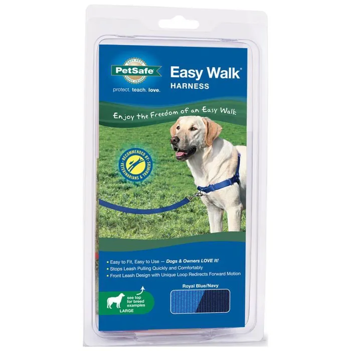 Petsafe Easy Walk Harness Large Royal Blue