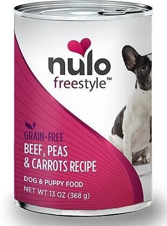 Freestyle Grain Free Beef, Peas, & Carrots Recipe Canned Dog Food 13-Oz