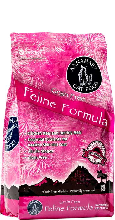 Grain Free Feline Chicken & Fish Formula Dry Cat Food 4-Lb