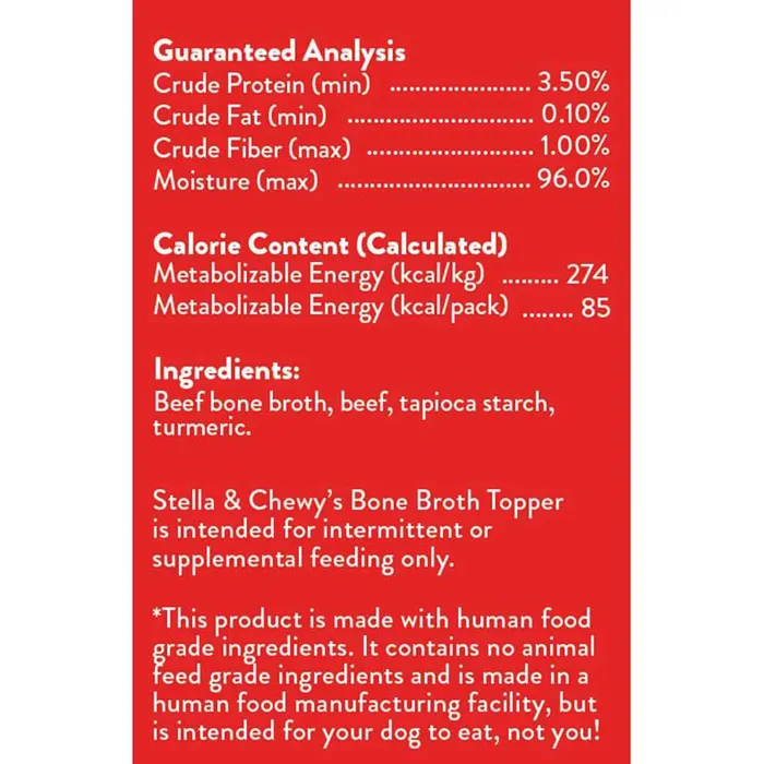 Broth Food Topper Grass-fed Beef Recipe 11-oz