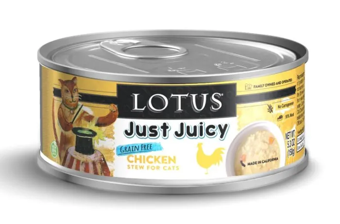 Just Juicy Chicken Stew Grain-free Canned Cat Food 2.75-oz