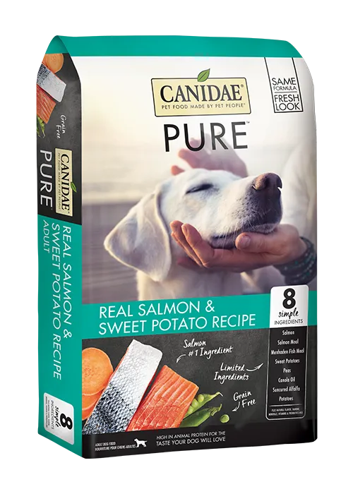 Grain-free Pure Real Salmon & Sweet Potato Recipe Dry Dog Food 24-lb