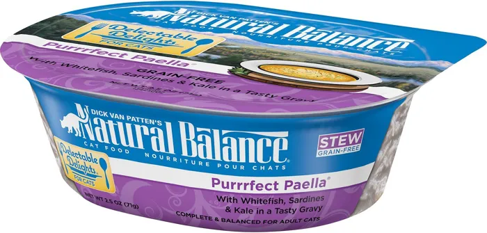 Delectable Delights Purrrfect Paella Stew Grain-free Wet Cat Food 2.5-oz