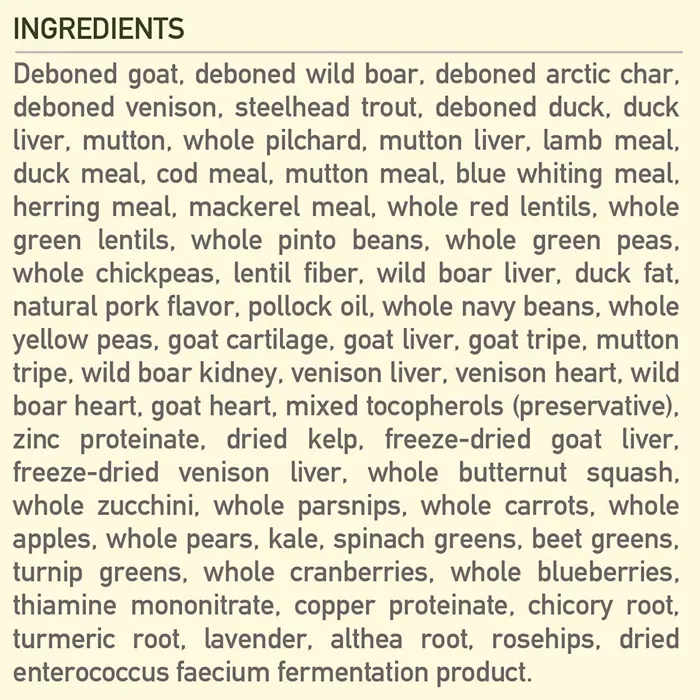 Dry Dog Food, Tundra, Biologically Appropriate & Grain Free 12-oz