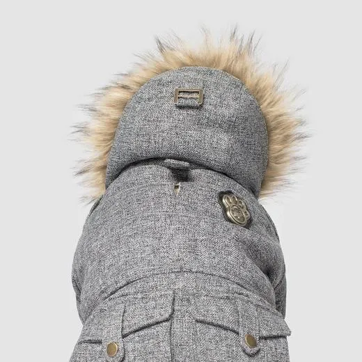 Alaskan Parka In Salt & Pepper 12"