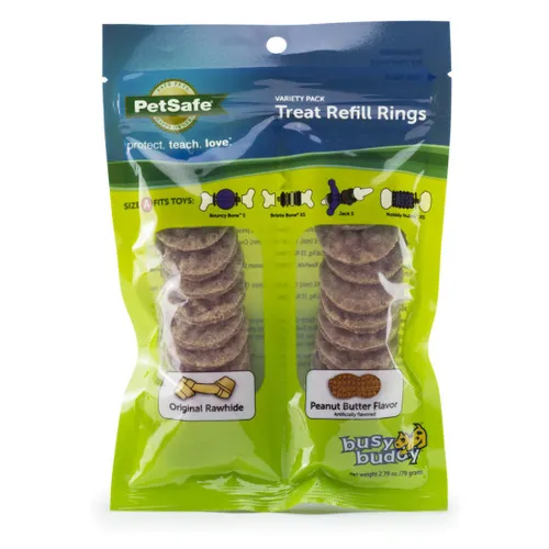 Busy Buddy Dog Treat Ring Variety Pack, Sm